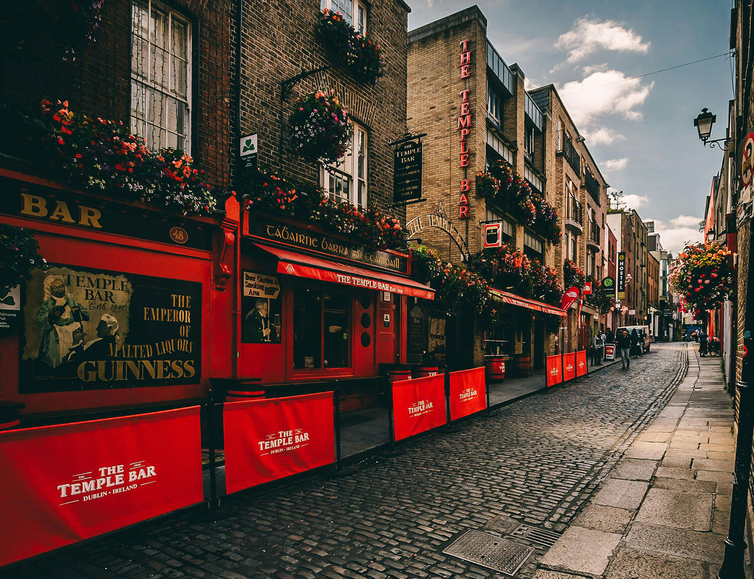 Pub flower boxes
